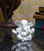 White Chaturbhuj Lord Ganesha