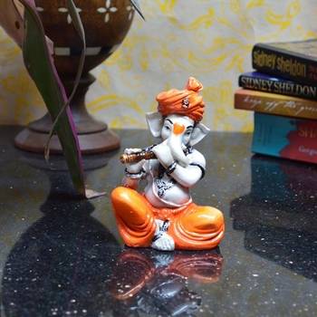 Lord Ganesha playing Flute 1