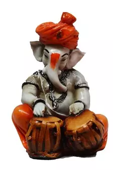 Lord Ganesha playing Tabla
