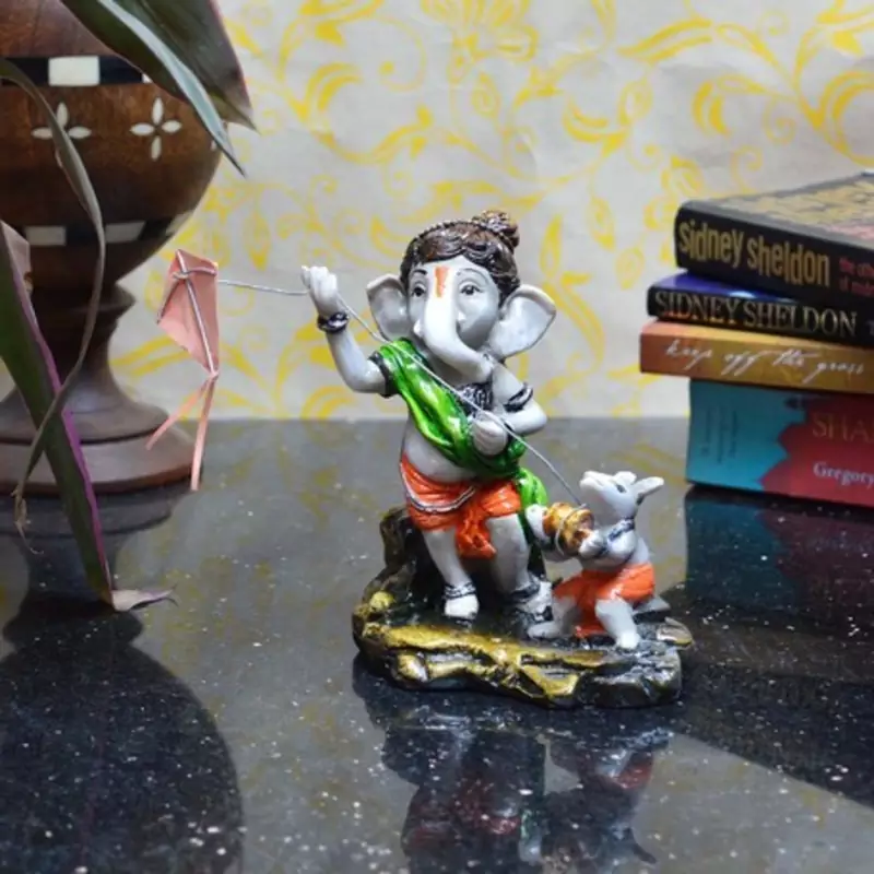 Lord Ganesha flying Kites