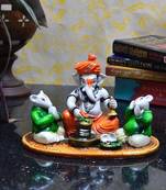Lord Ganesha performing Shiva Pooja with 2 Rats