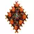 Wooden Wall hanging with 9 variants of Lord Ganesha