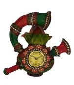 Papier-Mache Shenai Wall Clock