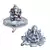 Set of 2 Lord Ganesha Statues