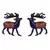 Combo of Meenakari Deer Figurine