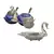 Combo of Crystal Mouth Freshner Container and Duck Dryfruit Tray