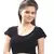 Black Velvet Stretchable Blouse. Size Xl.