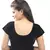 Black Velvet Stretchable Blouse. Size Xl.