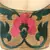 Pink and green embroidered blouse