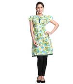 Multicolor Printed Cotton Kurti 