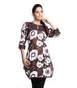 Multicolor Printed Cotton Stitched Kurti 