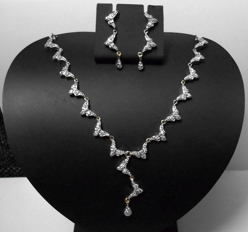 Shining CZ Diamond Necklace 004