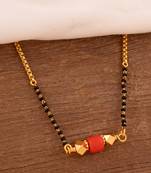  short mangalsutra one gram gold