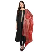Black  silk ethnic-kurtis
