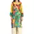 Multi colour Georgette Kurti Containing Digital Print