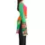 Multi Colour Cotton Satin Kurti showing Floral Print