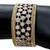 Babosa Sakhi Indian Ethnic Bollywood Party 22K Gold Plated Antique Festive Broad Kada Bangle