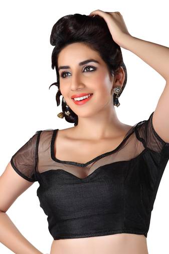 Black Blouse Designs - Shop Black Blouse for Sarees Online