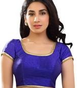 Blue Color Banglory Designer Blouse Materials