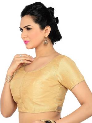Copper Color Banglory Designer Blouse Materials 3