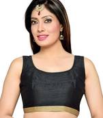 Black Color Banglory Designer Blouse Materials