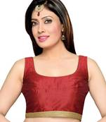 Marron Color Banglory Designer Blouse Materials