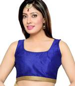 Blue Color Banglory Designer Blouse Materials