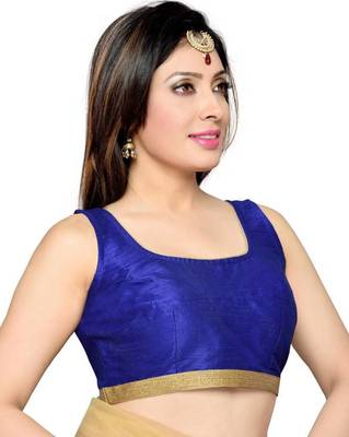 Blue Color Banglory Designer Blouse Materials 3
