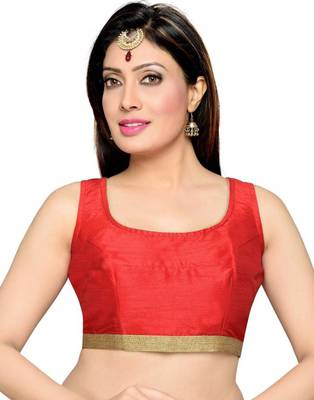 Red Color Banglory Designer Blouse Materials 1