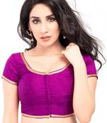Purple Color Mono Banglory Designer Blouse Materials
