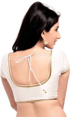 White Color Banglory Designer Blouse Materials 2