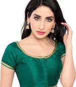Rama Green Color Banglory Designer Blouse Materials