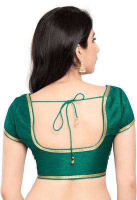 Rama Green Color Banglory Designer Blouse Materials 2