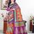 Multicolor Printed Cotton Silk Saree With Blouse