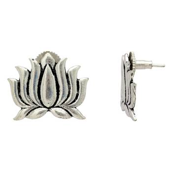 Oxidised Silver Plated Traditional Earrings 2