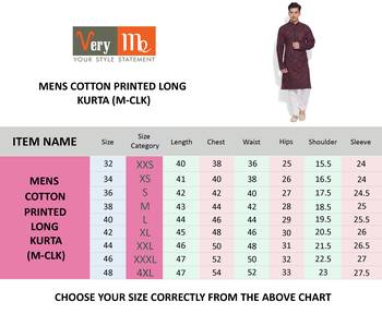 maroon cotton printed stitched kurta 5