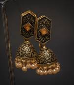 Beautiful Black Meena Jhumki