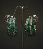 Elegant Emeraldearring