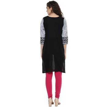 multicolor abstract_print cotton stitched  kurti 3