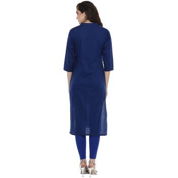 multicolor abstract_print cotton stitched  kurti 3