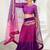 Sallie Pink & Purple Brasso & Net Lehenga Choli with Blouse