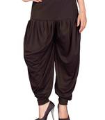 Brown stirped free size harem pant