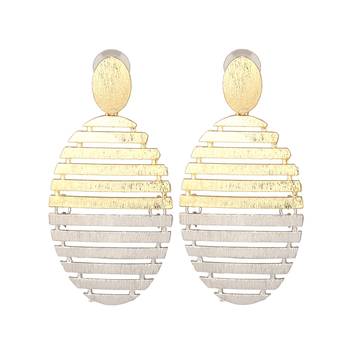 Imported Beautiful Gold Silver Dangle Earring 1