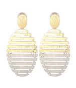 Imported Beautiful Gold Silver Dangle Earring