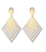 Imported Beautiful Gold Silver Dangle Earring