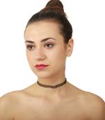 Imported Black Netted Funky Choker For Girls