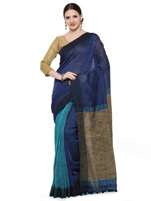 navy_blue printed others saree 1