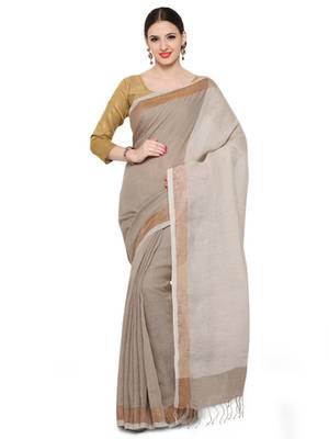 beige printed others saree 1