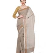 beige printed others saree
