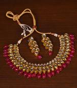 Kundan Embellished Meenakari Multi-layered Wedding Essential Choker